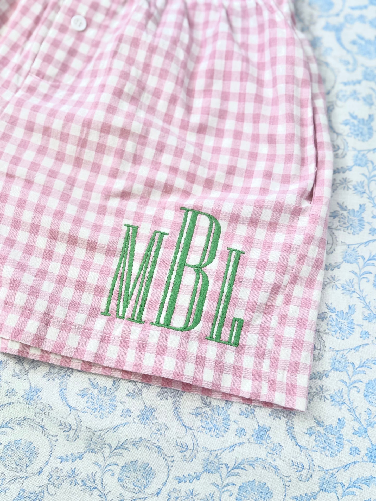 Women's Monogrammed Boxer Shorts