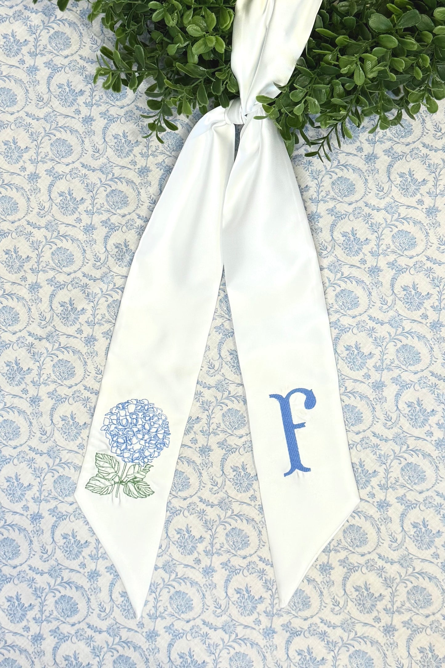 Custom Wreath Sash